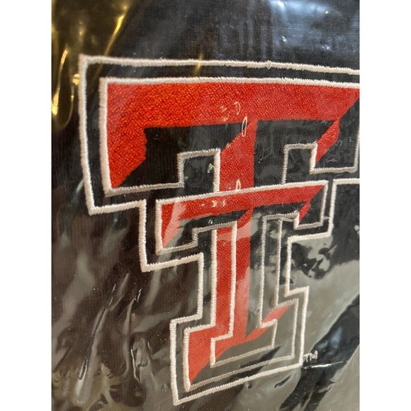 Texas Tech Red Raiders NCAA Logo Head Rest Set of‎ 2 Black and Red New - Picture 5 of 5